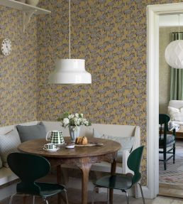 Zebra Wallpaper by Borastapeter Yellow