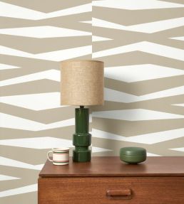 Zebra Game Wallpaper by Casadeco Beige
