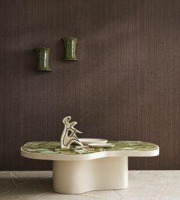 Zebrano Wallpaper by Casamance Hetre