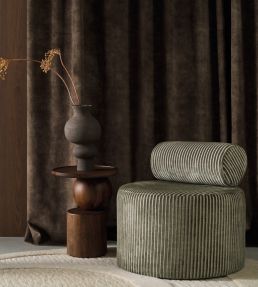 Zebu Fabric by Casamance Bleu Lagon