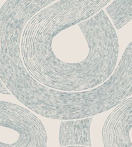 Zen Wallpaper by Sandberg Indigo Blue