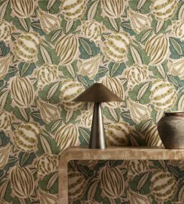 Zenith Wallpaper by Harlequin Blush/Forest