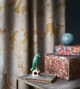 Zennor Arbour in Ladbroke Linen Fabric by Liberty Lichen