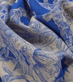 Zennor Arbour in Ladbroke Linen Fabric by Liberty Lapis