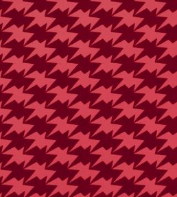 Zig Zag Birds Wallpaper by Kirkby Design Lava
