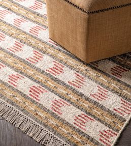 GP & J Baker Zig Zag rug Red/Blue BA50037.1.0 Red/Blue