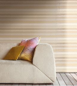 Zig Zag Multicolore Wallpaper by Missoni Natural