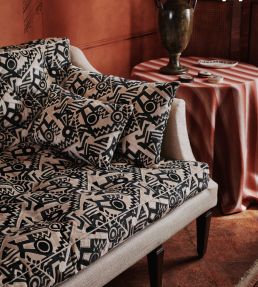 Zig Zag Velvet Fabric by Liberty Innocent