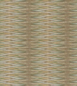 Ziggery Grasscloth Wallpaper by Madeaux 03 Taupe & Teal