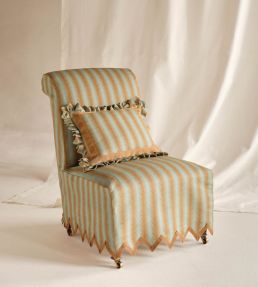 Ziggy Fabric by Parker & Jules Terracotta Aqua