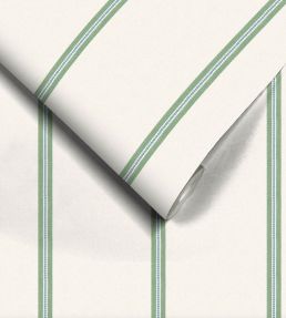 Ziggy Stripe Wallpaper by Woodchip & Magnolia Verdigris
