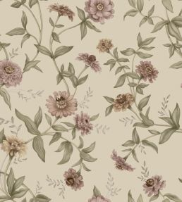 Zinnia Wallpaper by Borastapeter Soft Pink