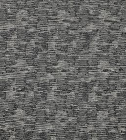 Zocalo Fabric by Clarke & Clarke Noir/Linen