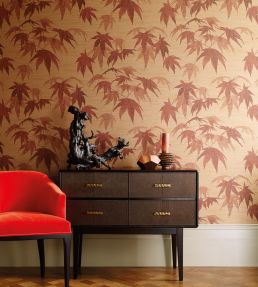 Acer Wallpaper by Zoffany Ash/Pewter