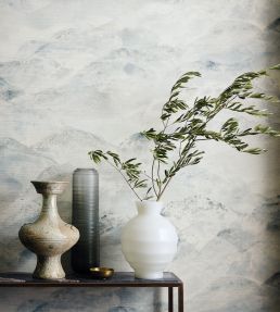 Sansui Wallpaper by Zoffany Snow Peaks