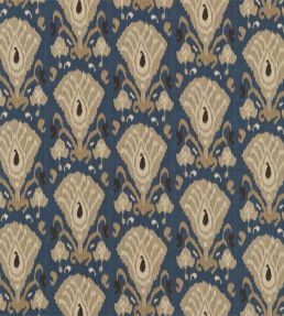 Annapurna Fabric by Zoffany Indigo/Linen