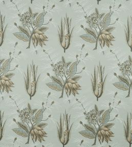 Desert Flower II Fabric by Zoffany Stone