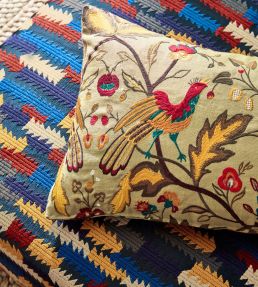 Oiseaux De Paradis Fabric by Zoffany Prussian Blue