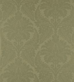 Malmaison Damask Wallpaper by Zoffany Old Gold