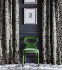 Brocatello Fabric by Zoffany Gargoyle