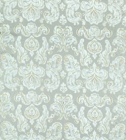 Brocatello Impasto Fabric by Zoffany Silver