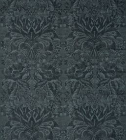 Ducato Velvet Fabric by Zoffany Reign Blue