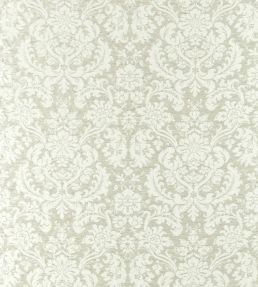 Tours Weave Fabric by Zoffany Platinum White