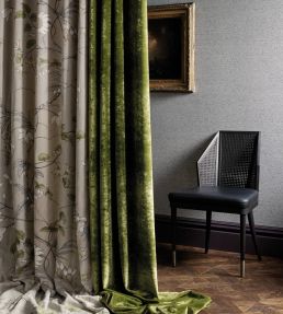 Chambalon Trail Fabric by Zoffany Sunstone / Linen
