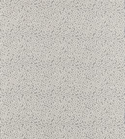 Maze Coral Fabric by Zoffany Zinc