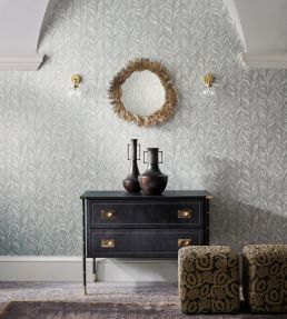 Ebru II Wallpaper by Zoffany Snow