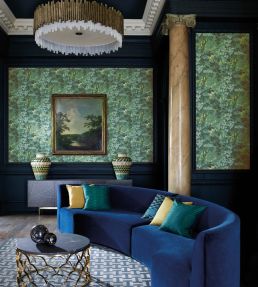 Richmond Park Wallpaper by Zoffany Nightfall