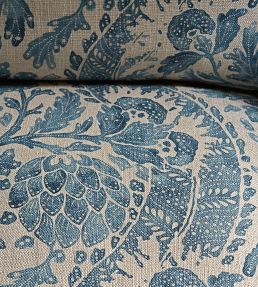 Cochin Fabric by Zoffany Blue