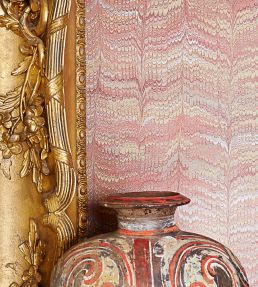 Jaipur Plain Wallpaper by Zoffany Red