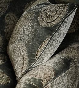 Orissa Velvet Fabric by Zoffany Blue
