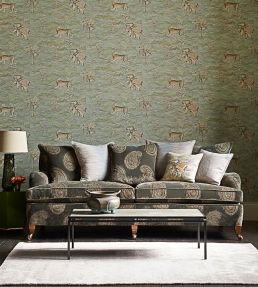 Orissa Velvet Fabric by Zoffany Blue