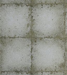 Lustre Tile Wallpaper by Zoffany Silver