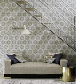 Spark Wallpaper by Zoffany Sapphire