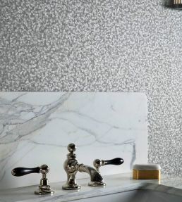 Mosaic Wallpaper by Zoffany Old Gold