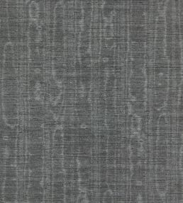 Watered Silk Wallpaper by Zoffany Bone Black