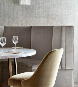 Watered Silk Wallpaper by Zoffany Stone