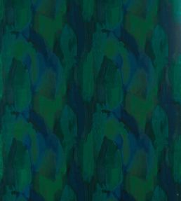 Hepworth Fabric by Zoffany Blue Malachite