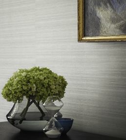 Silk Plain Wallpaper by Zoffany Taupe