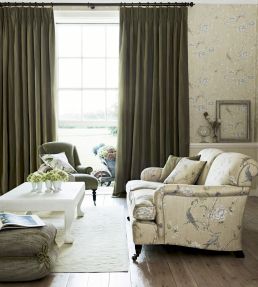 Woodville Fabric by Zoffany Pebble