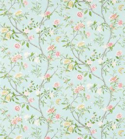 Nostell Priory Wallpaper by Zoffany Sky/Pink