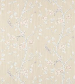 Woodville Wallpaper by Zoffany White Clay