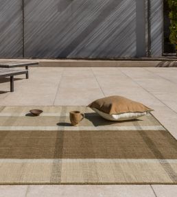 Brink & Campman Zona Cashew Block Stripe Runner Outdoor rug Cashew 497501067230-US Cashew