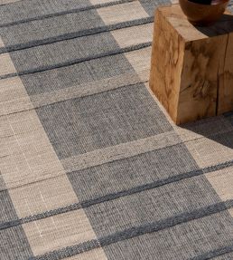 Brink & Campman Zona Denim Check rug Denim 497408140200 Denim