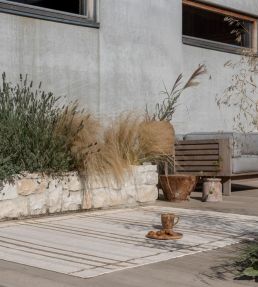 Brink & Campman Zona Line Runner Outdoor rug Sesame 497601067230-US Sesame