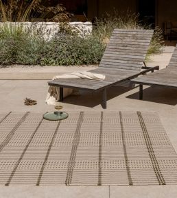 Brink & Campman Zona Stitch Runner Outdoor rug Olive 495707067230-US Olive