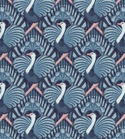 Zsa Zsa Wallpaper by Divine Savages Blue